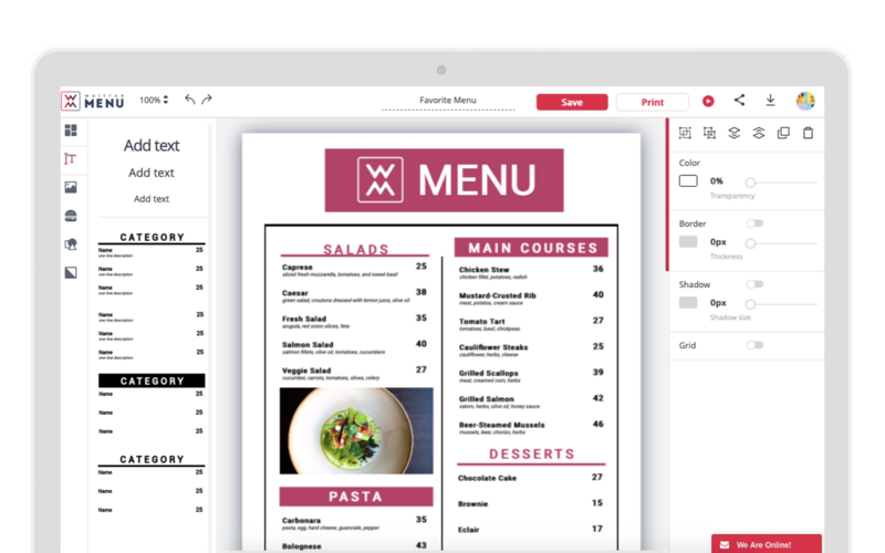 How to add logo on a menu